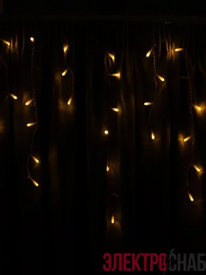 Гирлянда "Бахрома" OIC100LSE-WW-T-I4-F 100 LED WH уличная IP44 бел. SHLights 4690601035004