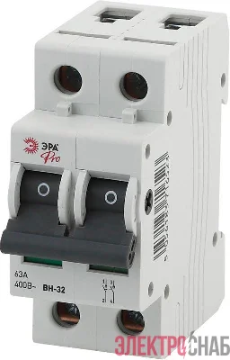Выключатель нагрузки 2п 63А ВН-32 Pro NO-902-88 ЭРА Б0031716