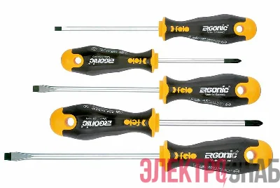 Набор отверток Ergonic (уп.5шт) Felo 40095118