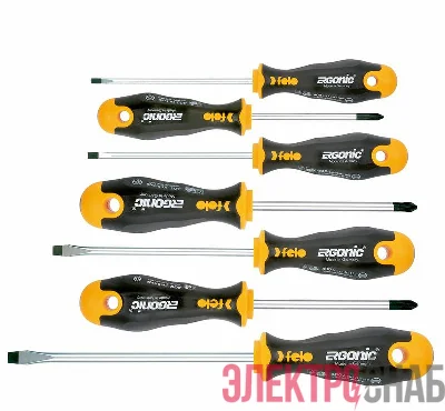 Набор отверток Ergonic (уп.7шт) Felo 40097118