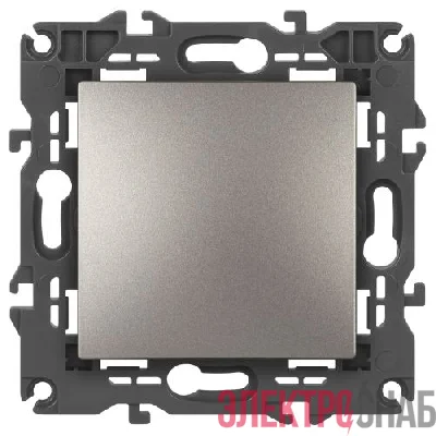 Выключатель Elegance 14-1101-16 250В 10АХ титан Эра Б0065782