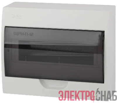 Корпус пластиковый ЩРН-П-12 SIMPLE без шин и монт. комп. BOXS12_E ЭРА Б0047723