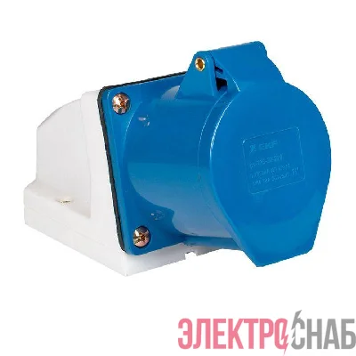 Розетка наружн. уст. 32А 220В 2P+РЕ IP44 (123) EKF ps-123-32-220
