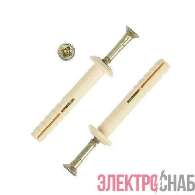 Дюбель-гвоздь нейлон гриб. SMX-G 6х40 (уп.2000шт) Tech-KREP 133395