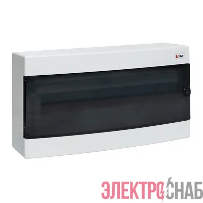 Щит распределительный навесной Unix 1х24мод. IP41 прозр. дверь PROxima EKF ux-1x24-n