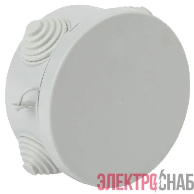 Коробка распаячная ОП КОР 85х40мм с гермовводами 4 входа IP54 Эра Б0037447