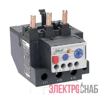 Реле тепловое РТ-03 80.0-95.0А для контакторов 40-95А DEKraft 23130DEK