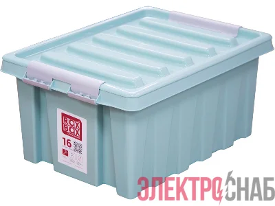 Ящик 415х300х190 с крышкой  мятный Rox Box 16 Rox Box 16