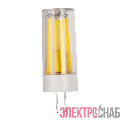 Лампа светодиодная филаментная PLED-G4 PRO 6Вт 4000К 480лм 230В d16.5х50мм JazzWay 5062467