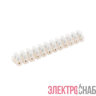 Колодка клеммная винтовая 12х6мм полиэтилен Rexant 07-5006