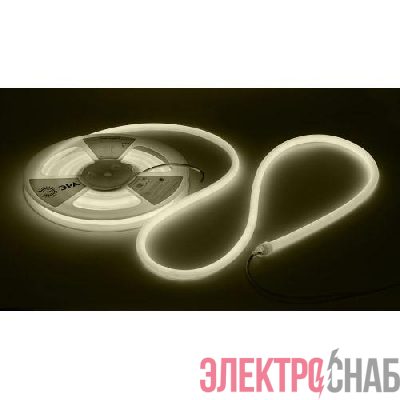Лента светодиодная LS2835-9.6-120-24-3000K-IP68-5м 24В термостойкая для бани тепл. бел. (в комплекте: 2 заглушки; 10 крепежей)(уп.5м) Эра Б0062320