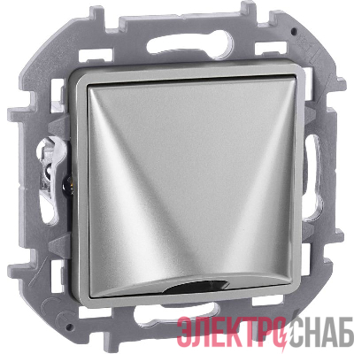 Вывод кабеля Inspiria с зажимом для крепления алюм. IEK 673892