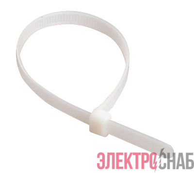 Хомут кабельный 8.8х1000 нейл. бел. (уп.100шт) IEK UHH31-D088-1000-100