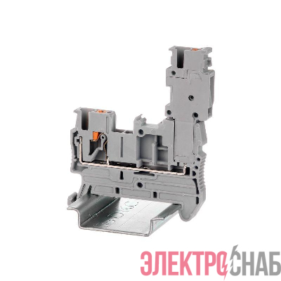 Штекер зажим push-in 1 точка подключения 2.5кв.мм сер. DKC VPR-P-2.5-1