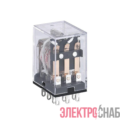 Реле промежуточное JZX-22F(D) 3 конт. с инд. LED 5А 24В DC CHINT 285366