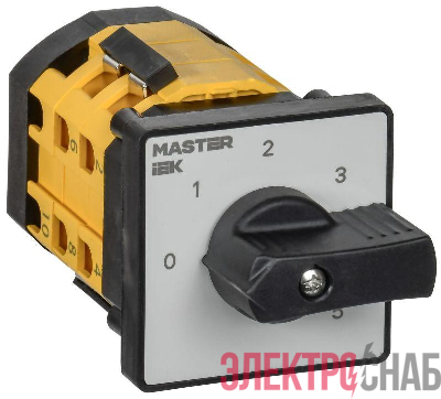 Переключатель кулачковый 10А (сх. 110) стандартная рукоятка IEK MI-CS10-010-110