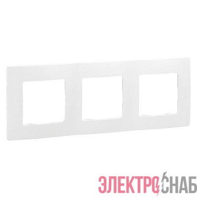 Рамка 3-м Etika бел. IEK 672503