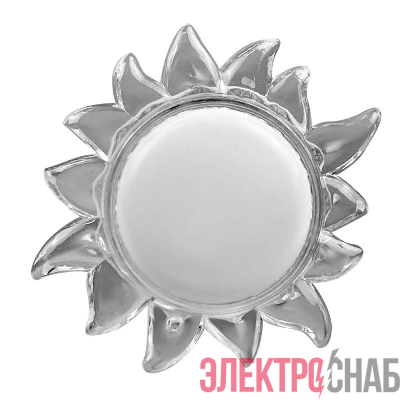 Светильник светодиодный ночник LED &&"Солнце&&" RGB 220В Camelion NL-257 15375