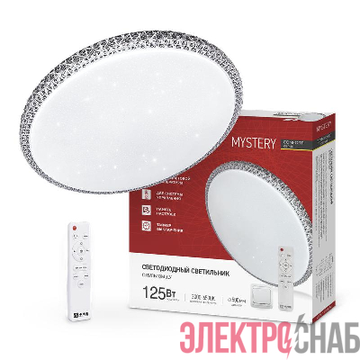 Светильник светодиодный COMFORT MYSTERY 125Вт 3000-6500К 10000лм 230В 500х80мм с пультом ДУ IN HOME 4690612059525