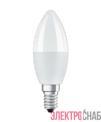 Лампа светодиодная LED STAR+ DIM с пультом B 40 5.5W/827 свеча 5.5Вт 2700К тепл. бел. E14 470лм 220-240В мат. пласт. OSRAM 4058075144309