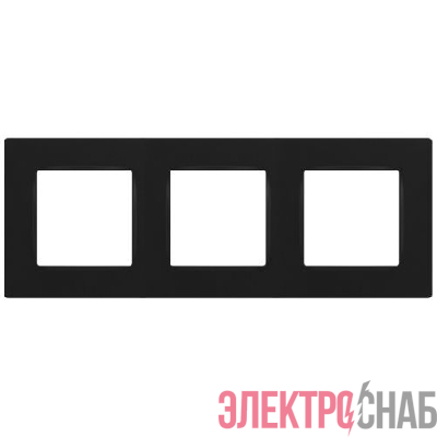 Рамка 3-м 12-5203-05 Классик антрацит Эра Б0067775