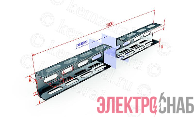 Профиль 50х36 L2000 сталь 2мм К237 УТ1.5 КЭМЗ 465 503626 14
