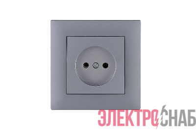 Розетка 1-м Kare RIZZ STAR без заземл. сер. Makel 88065022