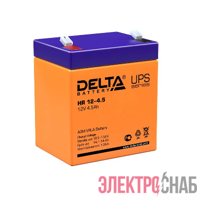 Аккумулятор UPS 12В 4.5А.ч Delta HR 12-4.5