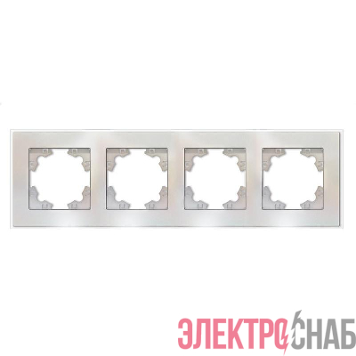Рамка 4-м Афина стеклянная жемчуж. UNIVersal 2263