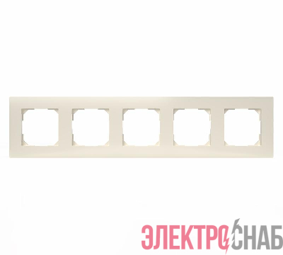 Рамка 5-м Pixel беж. TOKOV ELECTRIC TKE-PX-RM5-C02