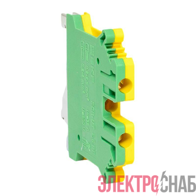 Колодка клеммная винтовая 2.5 UT земля EKF scr-ut-2.5-pe