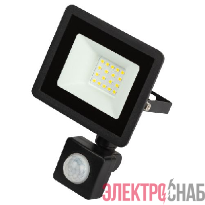 Прожектор светодиодный уличный LPR-042-2-65K-020 20Вт 6500К 1600лм IP44 регулируемый ИК датчик Эра Б0064300