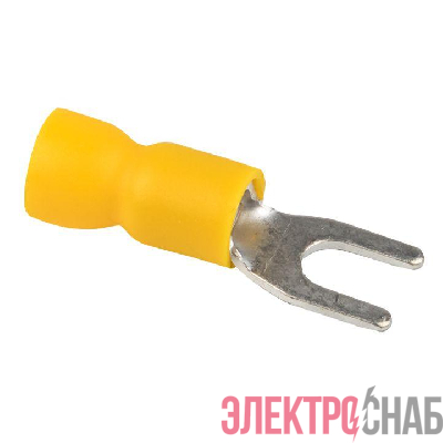 Наконечник вилочный изол. НВИ 6.0-6 (уп.50шт) EKF nvi-5.5-6n