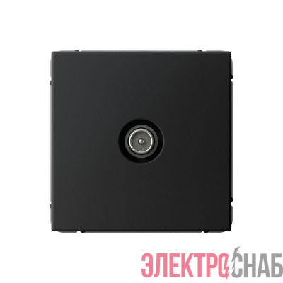 Розетка телевизионная проходная TV ArtGallery 4дБ механизм карбон SE GAL001092