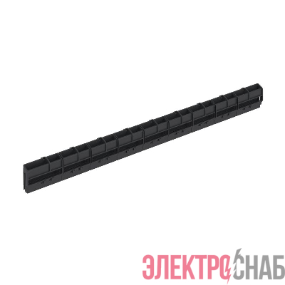 Держатель шинный FRAME 409мм 9 сегментов до 45 полюсов (только для 18 54 и 72 модуля) черн. DKC F18BBHU1