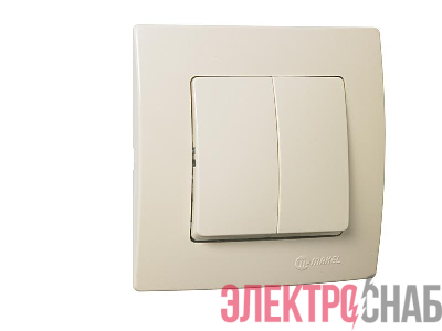 Выключатель 2-кл. Lillium Makel 32010003