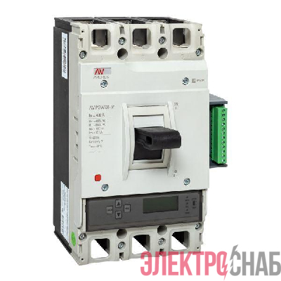 Выключатель автоматический 400А 100кА AV POWER-3/3 ETU6.2 AVERES EKF mccb-33-400H-6.2-av