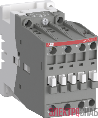 Контактор AX40-30-10-80 40А AC3 с катушкой управления 220-230В АС ABB 1SBL321074R8010