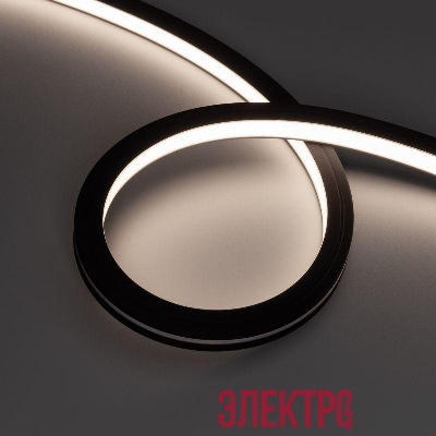 Лента светодиодная NOVA-TOP-BLACK-A120-16x15mm 24В Day 4000К 10Вт/м IP67 2835 wire x2 вывод боков. герметичная (уп.5м) Arlight 049082