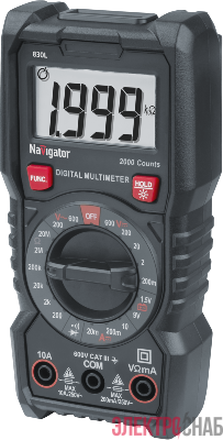 Мультиметр 95 765 NMT-Mm-830L цифровой Navigator 95765