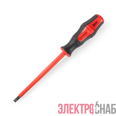 Отвертка диэлектрическая шлицевая 6.5х150 ПРОФИ КВТ 102999