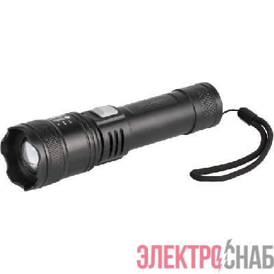 Фонарь светодиодный UA-103 аккумуляторный 7Вт оптический Zoom 3 режима powerbank Трофи Б0069800