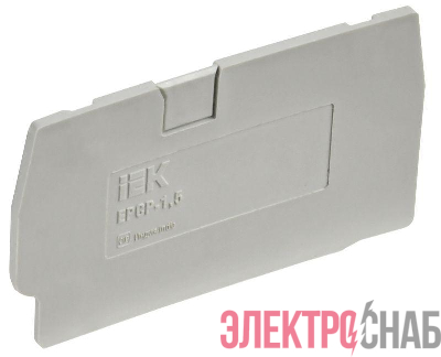 Заглушка для CP 1.5кв.мм сер. IEK YCT20-00-K03-001-ZGL