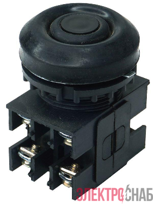 Выключатель кнопочный ВК30-10-22110-54 У2 2НО+2НЗ цилиндр 10А IP54 660В черн. Электротехник ET052784