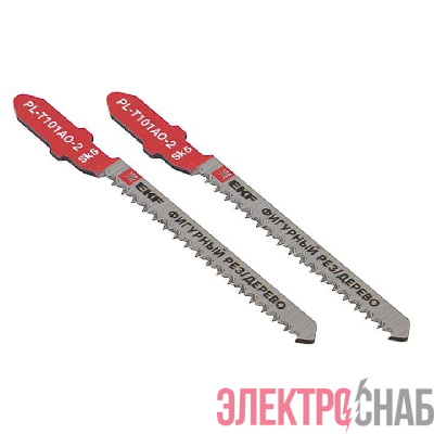 Пилка для электролобзика T101AO (фигурный рез по дереву)(SK5) (уп.2шт) Expert EKF pl-t101ao-2