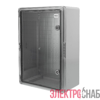Корпус ЩМПп 500х350х190мм УХЛ1 IP65 с прозр. дверцей и монтажной панелью АБС пластик. Rexant 11-0415