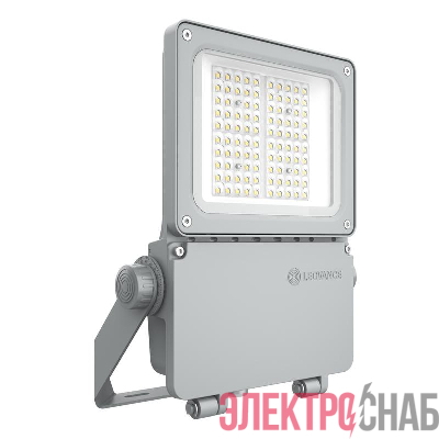 Прожектор светодиодный ДО 40Вт 4000К 6200лм 55град.х120град. асимметричный сер. LEDVANCE 4099854373213
