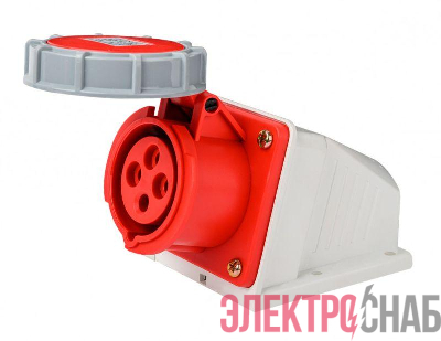 Розетка стационарная 3Р+РЕ 16А 380В IP67 РС-103 DEKraft 26200DEK