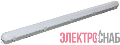 Светильник ДСП 1329 40Вт 6500К IP65 1200мм пласт. сер. IEK LT-DSP0-1329-040-65-K01