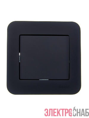 Выключатель 1-кл. 1п СП ASTI 10А IP20 в сборе черн. бархат LEZARD 7081-4242-100